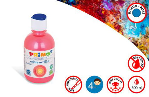 Picture of PRIMO ACRYLIC METALLIC 300ML VERMILLION